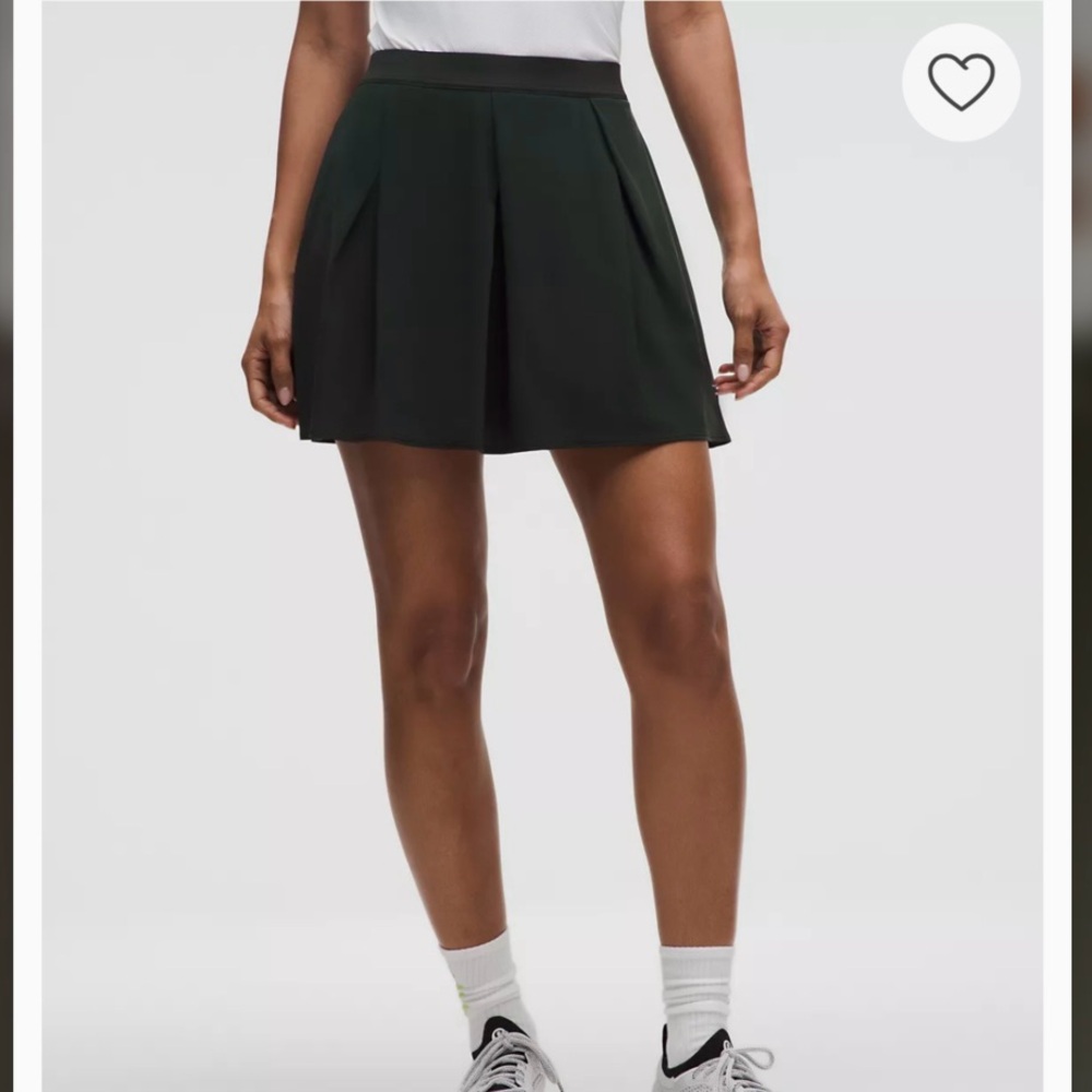 Lululemon Angled-Pleat High-Rise Tennis Skirt